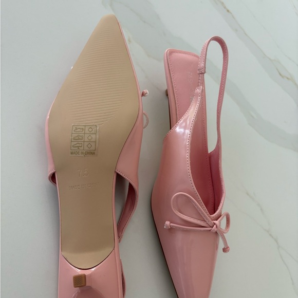 Chic Blush Pink Slingback Heels - Never Worn🎀 - Picture 4 of 5